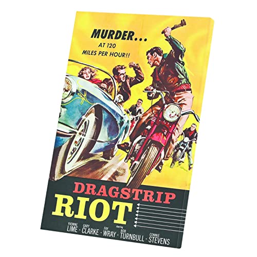 Toile imprimée Dragstrop Riot déco cinéma rétro vintage 60x90 cm