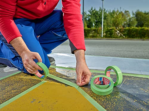 tesa Allzweck Putzband 4621 Gewebe - Gewebeband für Putz- und Malerarbeiten im Innen- und Außenbereich - zum Abkleben und Abdecken - hellgrün - 36 x 50 m x 50 mm | 36er Pack