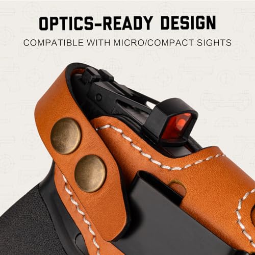 Universal Leather Holster for M&P Shield 9mm