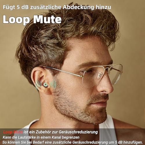 Mute style pack per earplugs,12 Piezas Tapones para Los Oídos de Silicona Quiet Ear Plugs Accessories for Extra 5 dB para Viajes Hogar Oficina Biblioteca (6 Colores) - imagen 3