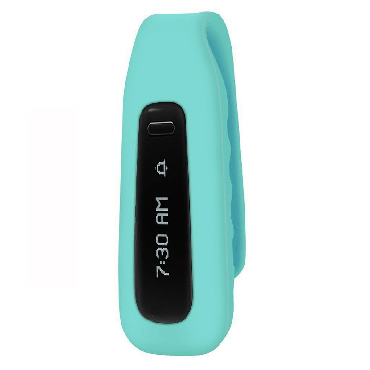 ATORSE Silicone Replacement Mood Color Changing Clip Belt Holder Case Cover Compatible for Fitbit One Fitness Tracker Sky Blue-image-10