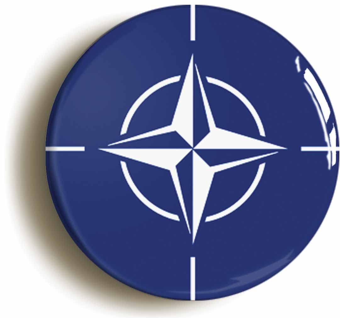 Ozorath Nato Flag Fridge Magnet (Circular 2Inch / 50Mm Diameter)