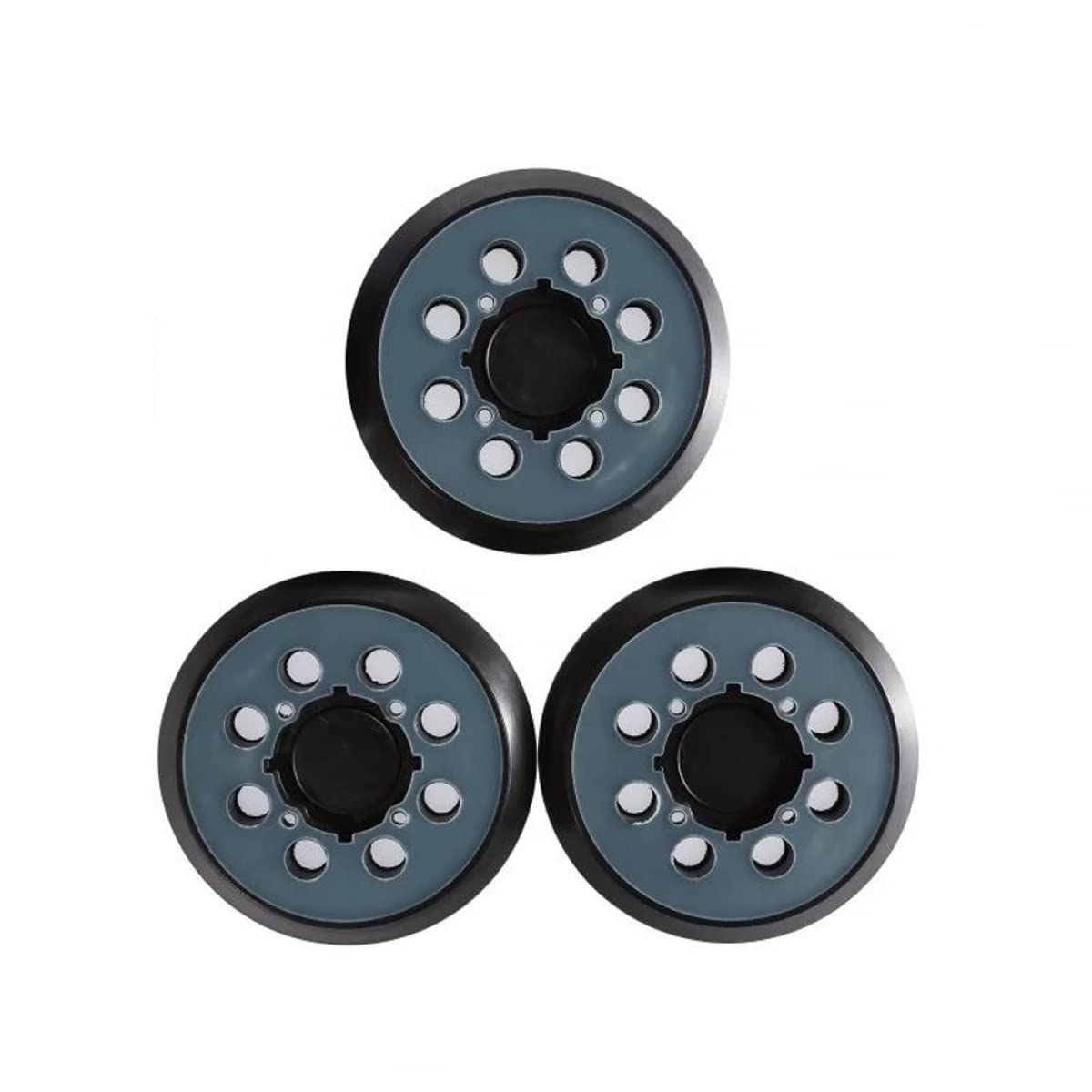 DAZZLEEX Protezione per cuscinetti di supporto, 3 pezzi, 125 mm, 8 fori, per levigatrice DWE6423