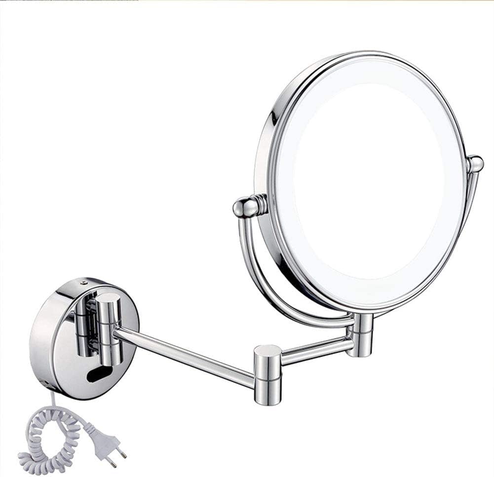 Miroir de maquillage 8 pouces avec capteur intelligent au design raffiné pour hôtel de luxe