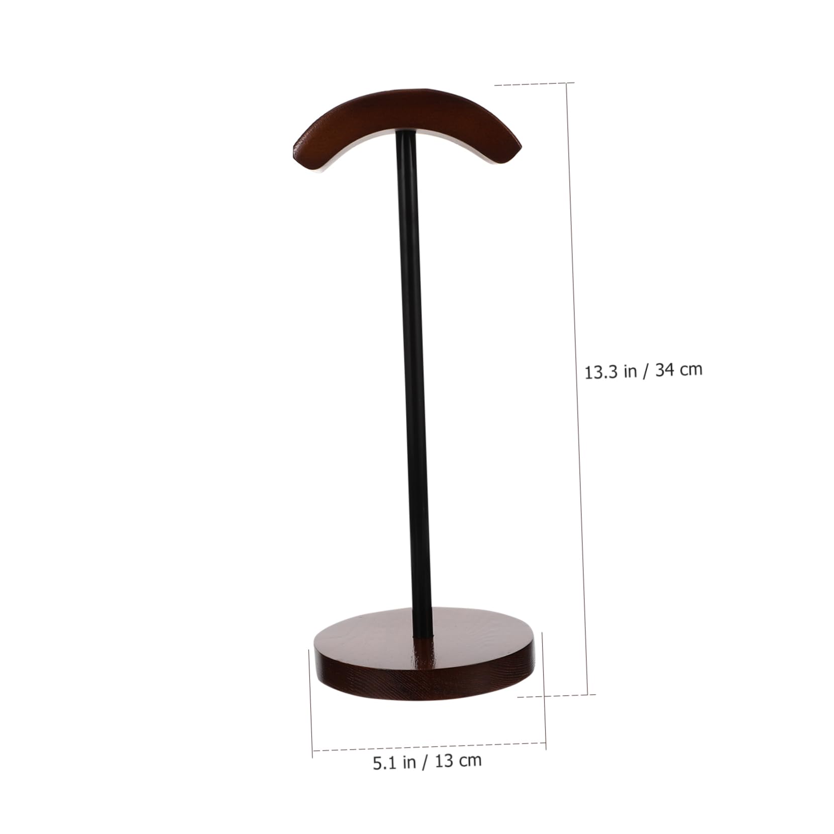 SEWACC Soporte Auriculares Base de Madera Organizador de Escritorio Compacto para Auriculares Inalámbricos Estante Estable para Almacenamiento de Cascos Gaming y Oficina