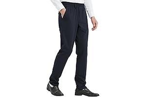 Elastic Waist Dress Pants for Men
