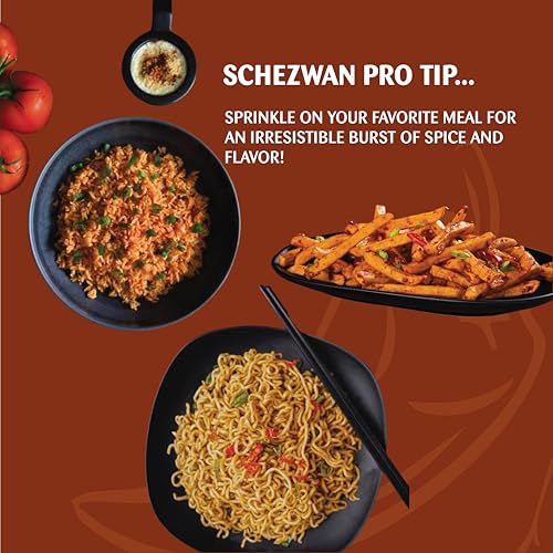 Image of Omas Fresh Jain We-Desi Schezwan Seasoning | No Onion, No Garlic Masala Best for Making Noodles, Pasta, Fried Rice, Nachos (70g)