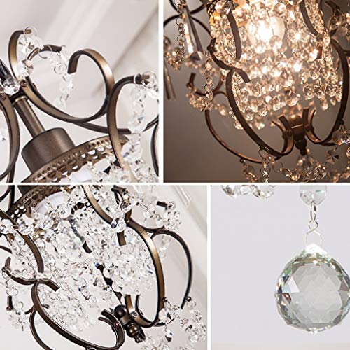 Lustre cristal moderne et lampe décorative pour salon et loft de style