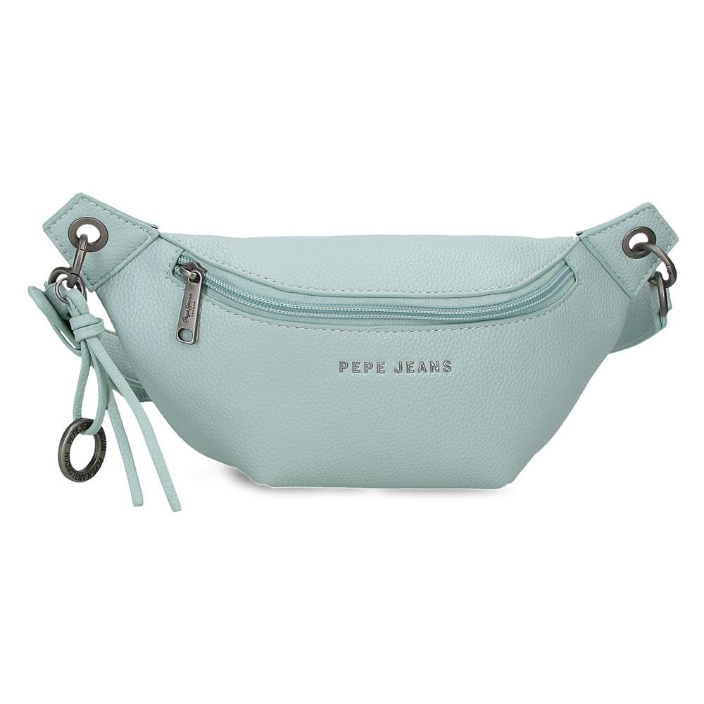 Pepe Jeans Paola Riñonera Plana Azul 26x12x9 cms Poliéster y PU by Joumma Bags