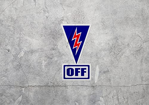 Image of Master Safety Disconnect Switch Decal- Racing Kill Switch Sticker - SCCA, NHRA, NASA, and IMSA Compliant (10)