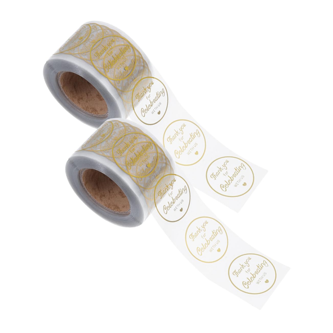 VILLCASE 10rollen Runde Dankeschön Aufkleber Mit Goldfolie Selbstklebend Für Geschenkverpackungen Und Bestellungen Dekorative Box Mit Dankestematik
