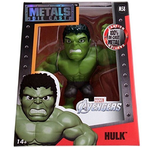 Jada Toys Marvel Metals Hulk (M58) Diecast Figure, 4'