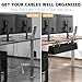 Putilsen Mount No Drill Under Desk Cable Management Tray - 36
