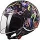 LS2, Jet-Motorradhelm Sphere LUX Bloom Matt Blue Pink, S