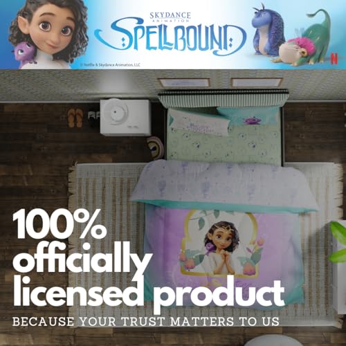 Image of Spellbound Kids Bedding Super Soft Microfiber Comforter and Sheet Set, 4 Piece Twin Size, (Officially Licensed Product) By Franco