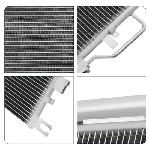 Image of Air Conditioning A /C Condenser Compatible with Chevrolet Equinox GMC Terrain 2010-2015 SUV # 3789, 20839794, GM3030284, 10542, 7013789, 4770789, 1563695