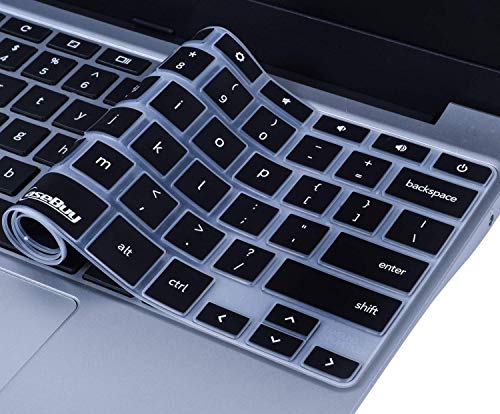 Keyboard Cover For Samsung Chromebook 4 3 Xe310Xba-K01Us/Ka1Us Xe500C13 Xe501C13 11.6 Inch/15.6" Chromebook Xe350Xba-K01Us Xe350Xba-K03Us Xe350Xba-K05Us/Samsung Chromebook Plus V2 12.2", Black #TOP1