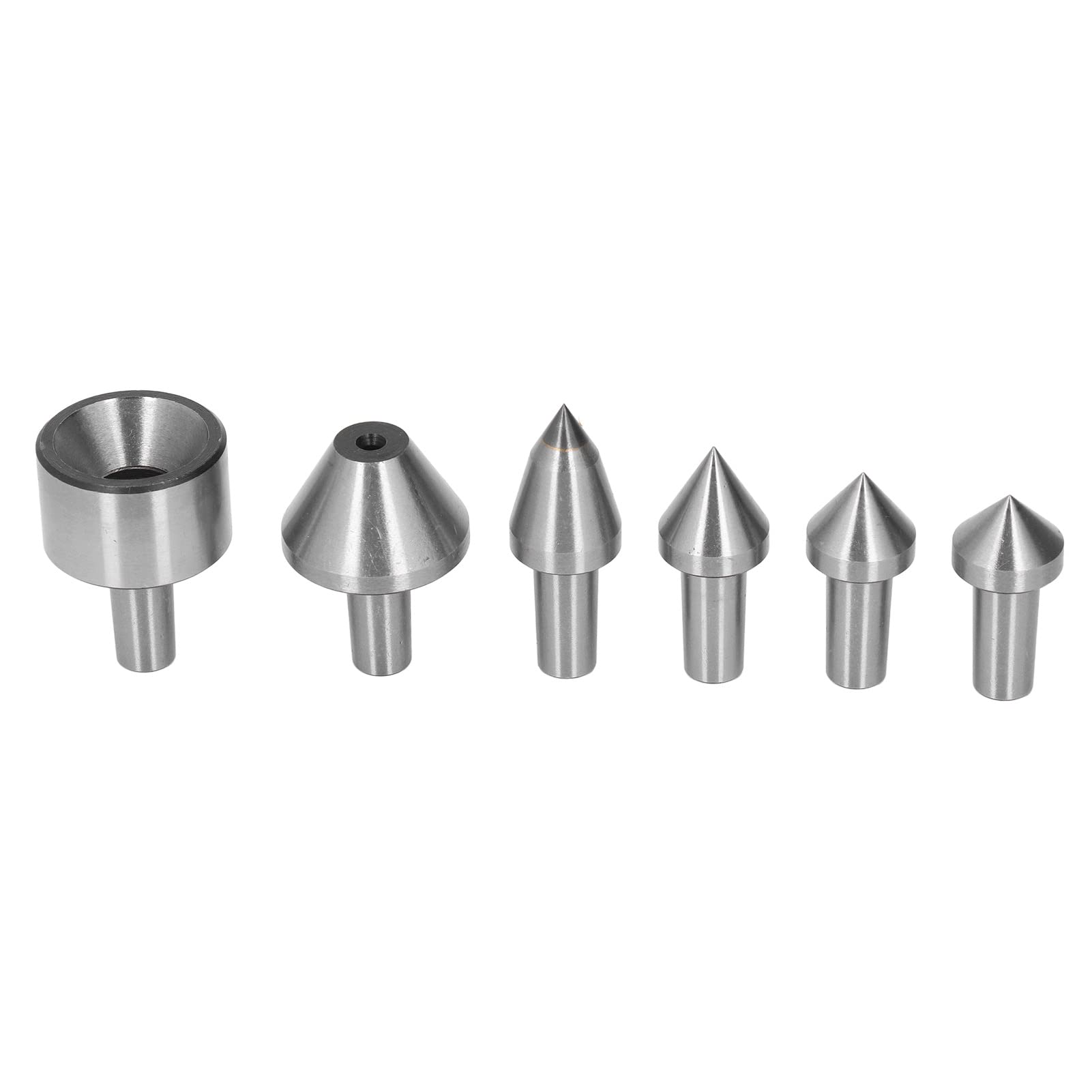 MT3 Mitlaufkörner-Set, Hartstahl, Staubdicht, Wasserfest, 0,0006 Zoll Genauigkeit, Gerader Schaft, Morsekegel, mit Schraubenschlüssel für Metalldrehmaschine