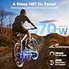 Eleglide Electric Bike, 27.5''/29'' Electric Bicycle for Adults, E Mountainbike, 36V 15Ah Removable Battery,Max Range 125KM, Dual Hydraulic Disk Brake, 21 Speed, APP (MTB-2, 27.5'') #2