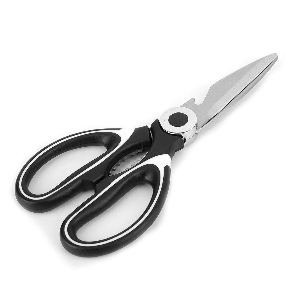 Forbici Cucina Smontabili 23cm, Forbici Da Cucina Multifunzionali, Materiale In Acciaio Inox, Smontato come Due Coltelli Indipendenti, Coltello tagliapane, apribottiglia
