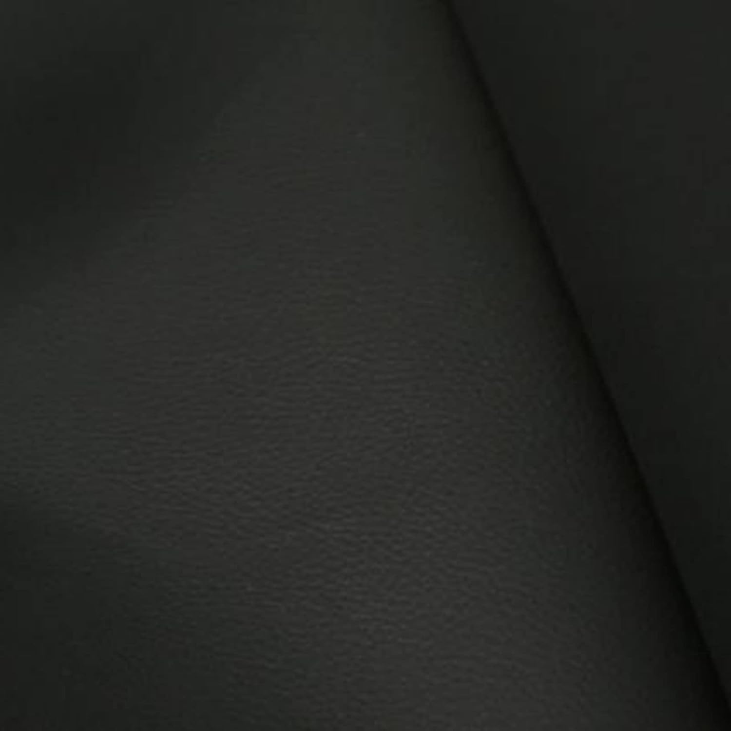 PVC Faux Leather Fabric, Black, 160cm × 1m