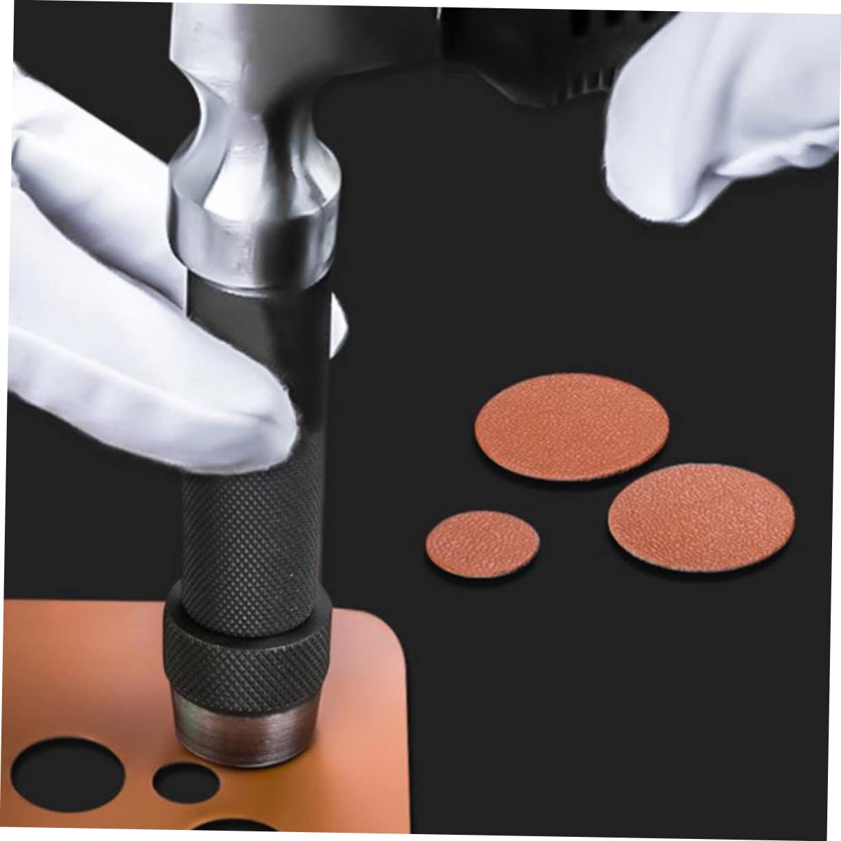 Homoyoyo 1ensemble Jeu De Poinçons Creux pour Cuir Outils De Perforation Précis pour Affiches Et Travaux Cuir Personnel