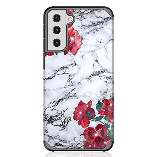 Coque Samsung S22 Plus marbre rose rigide et fine