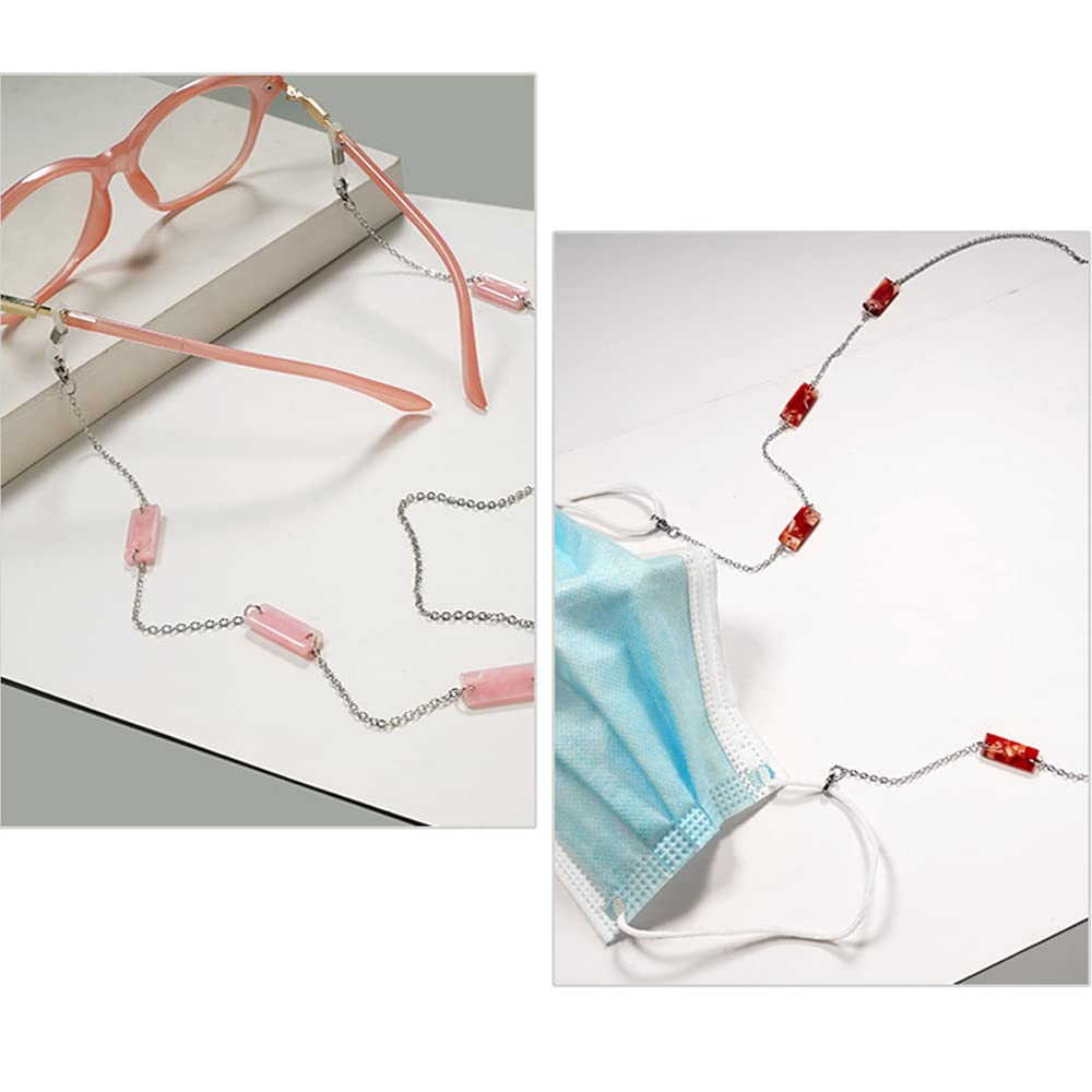 Cadena de gafas, cadena de gafas para mujeres, Cadillas de gafas de sol Cadena de correa for la correa de la gafas Cadena de cable de la cadena del cuello Cadena de retención for mujeres for mujeres(R