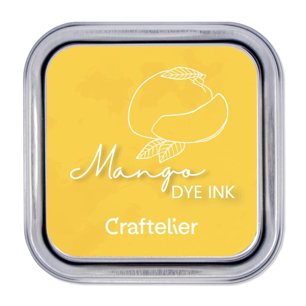 Tampone Inchiostro Craftelier A Base Acqua - Scatola Metallica 6.3x6.3cm, Per Timbri Su Carta E Cartoncino - Foto 8