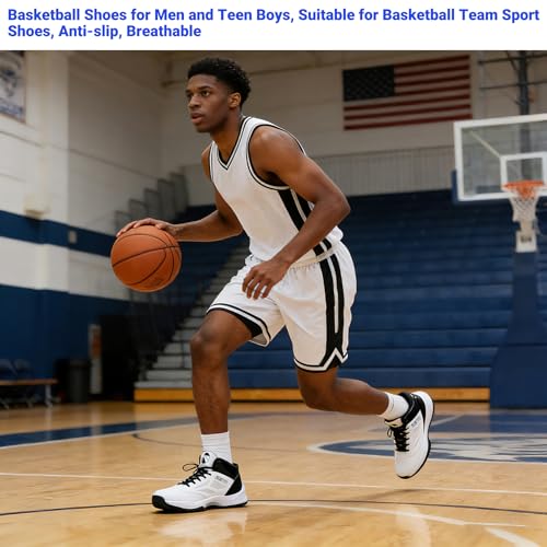 Image of Beita High Upper Basketball Shoes for Men Sneakers Breathable Sports Shoes Anti Slip