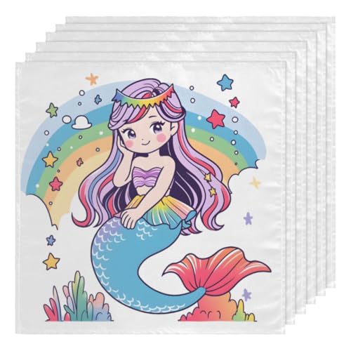 Servilletas de Tela Multicolor Set 6 50.5x50.5 cm miniatura 1