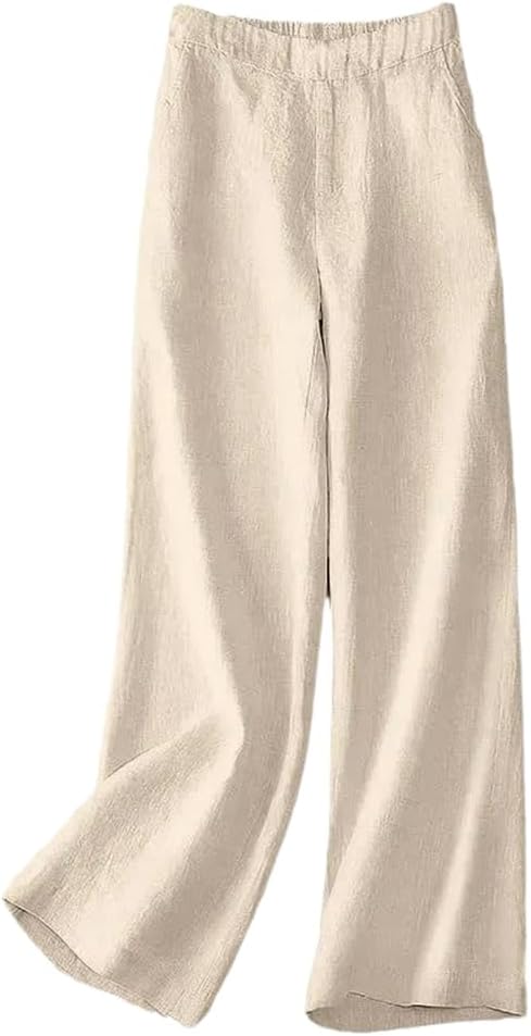 Cotton and Linen Pants for Women