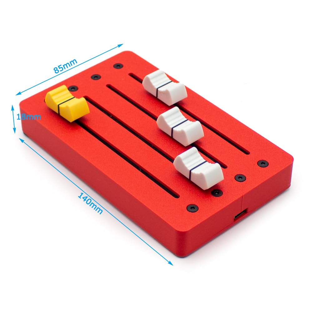 Amazon | Jieoto 4チャンネルMIDIコントローラー 12ビット解像度