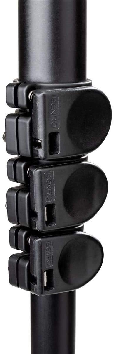 Leve Vitre Berlingo Benro A2573F Alu Video Kit, Flip Lock With