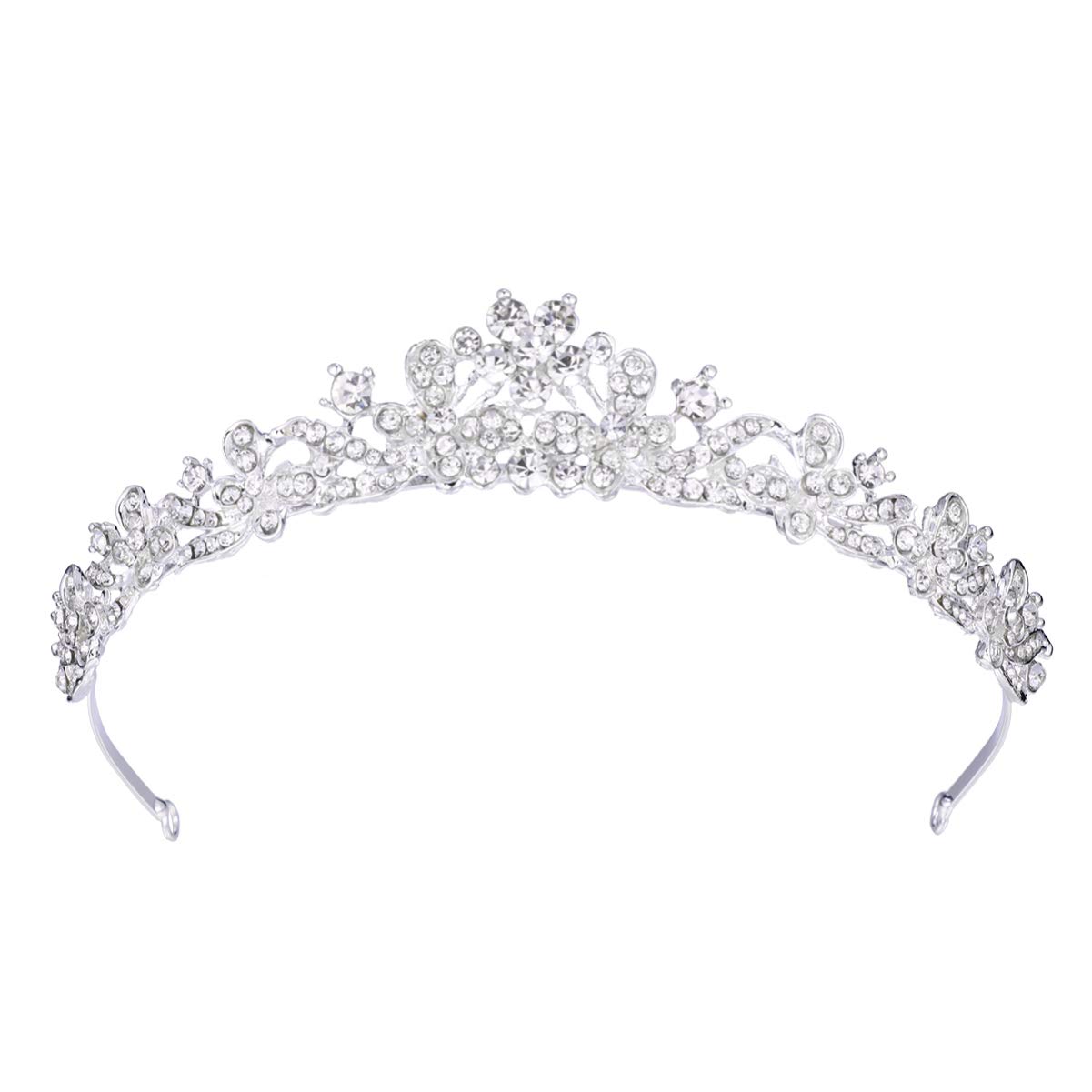 EXCEART Flower Rhinestone Crown Queen Crown Tiara Rhinestone Tiara Headpieces Luxury Rhinestone Crown Wedding Crowns Tiaras for Bride Wedding Drama Cosplay Prom (B09713Z1JG) Amazon Price History, Amazon Price Tracker
