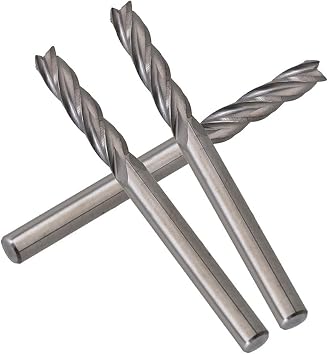 The HSS 3-Slot Square End Mill is Used to Mill Aluminum Alloy Plastic Copper,10mm*30mm*10mm