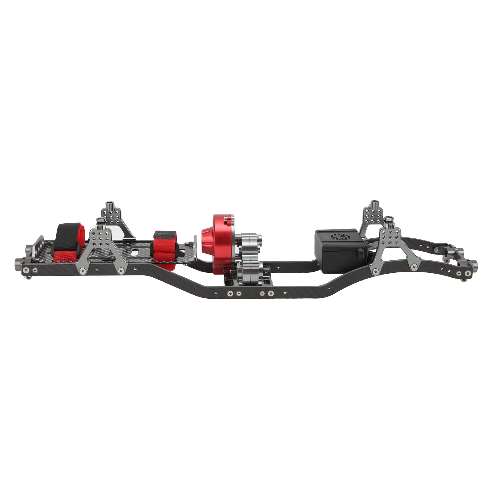 Zespół Belki Ramy z Rozstawem Osi 313 Mm, zespół Włókna Węglowego ze Stopu Aluminium, Uszczelnionej Skrzyni Biegów do Samochodu Gąsienicowego Axial SCX10 1 10 RC