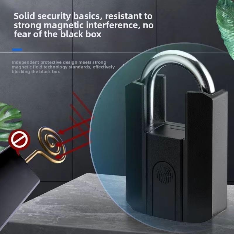 Candado impermeable de la huella dactilar, cerradura electrónica inteligente 4.0 con el cifrado AES, IP67 resistente a la intemperie para el cajón del gabinete del equipaje