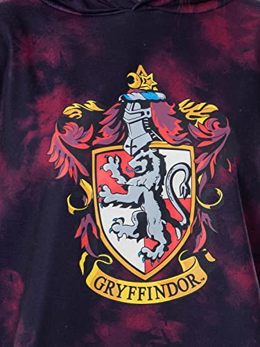 Intimo Harry Potter Womens' Hogwarts Houses Tie Dye Hooded Jogger Set-Gryffindor (Small) #TOP3