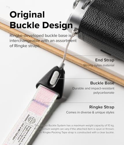 Image of Ringke Shoulder Strap [Dual-Ended Design] Adjustable Crossbody Strap, Anti-Theft Neck Lanyard for iPhone /Galaxy /Pixel Phone Cases, Cameras, etc