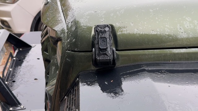 Image of Locking Hood Latch with Keys, Jeep Hood Latch for 2007-2017 Jeep Wrangler JK /JKU, Anti-Theft Hood Lock Catch Latch Accessories, Dust & Water Resistant, 100% Exclusive Development for Jeep JK, 1 Pair