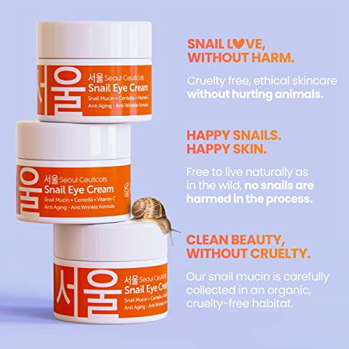 Seoulceuticals SNAIL EYE CREAM Korean Snail Mucin Eye Cream thumb #4