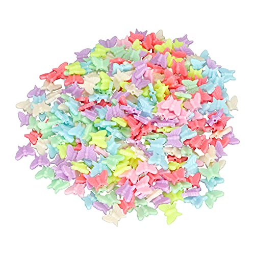 Contas Borboleta Acessórios Suprimentos Material Faça Você Mesmo Ornamento Crianças 300Pçs Decoração