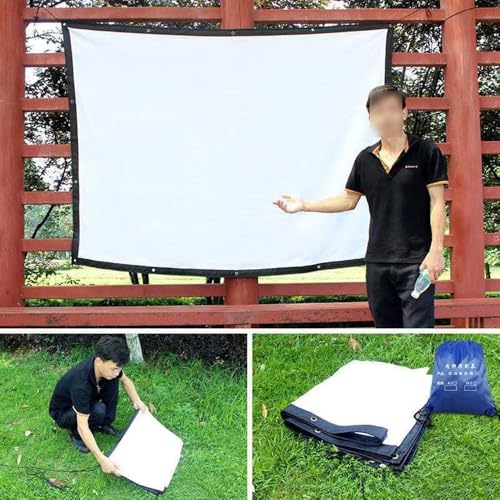 Pantalla portátil plegable para proyector 150 pulgadas 16:9 miniatura 3