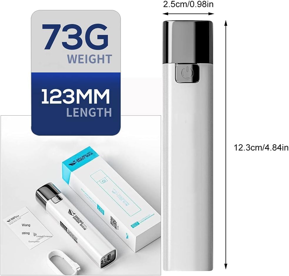 Image of Invite Enterprise Mini Flashlight, USB Rechargeable Flashlights, Mobile Power Flashlight Built-in 1200mAh Battery Applicable to Night Reading Cycling Camping-Multicolor(Mobile Power Flashlight)