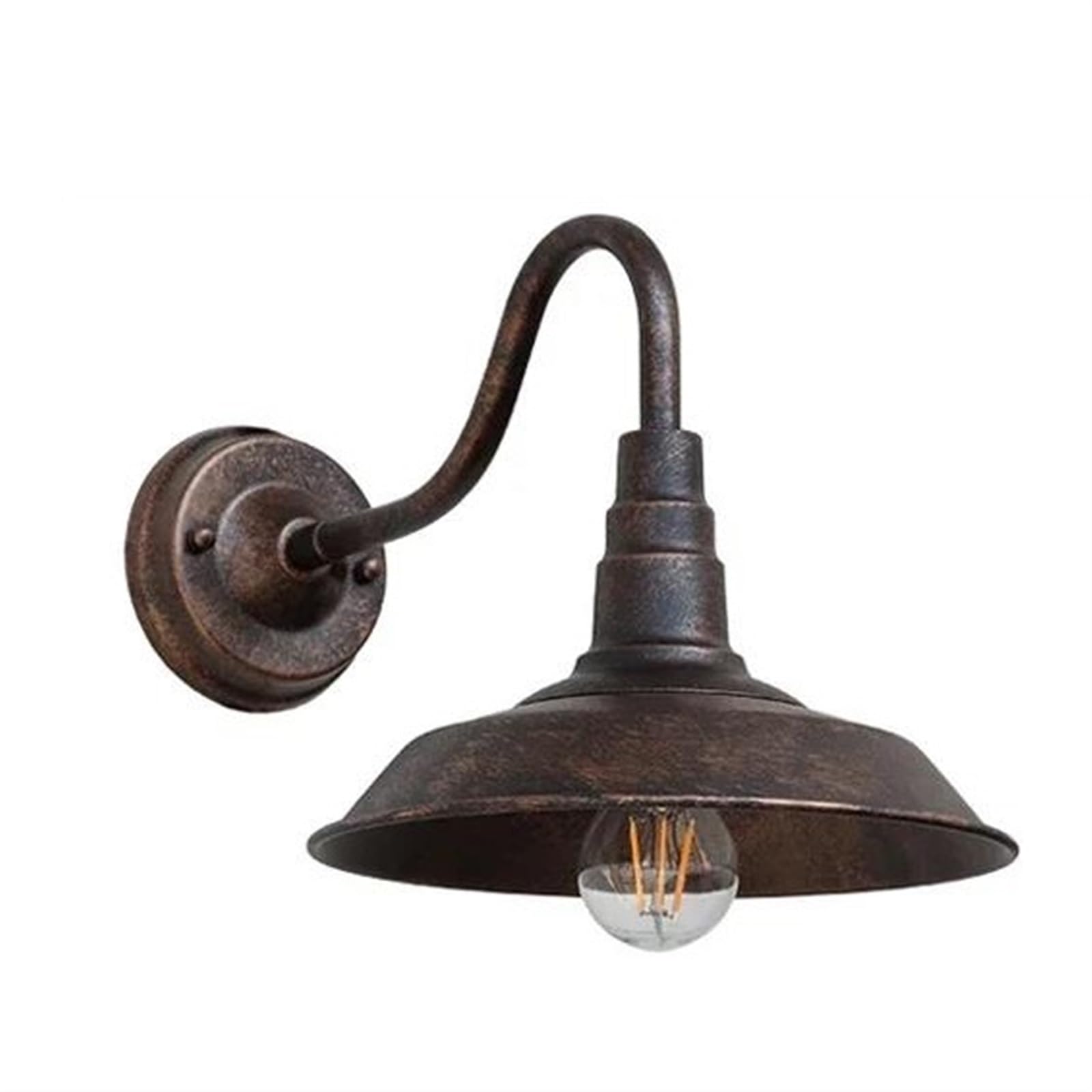 VDOQTLJT Wall Light American Retro Country Loft Outdoor Waterproof Lamp for/Balcony/Doorway/Store/Industrial Creative Decor Lighting Sconce Battery Lights(C,2 pieces)