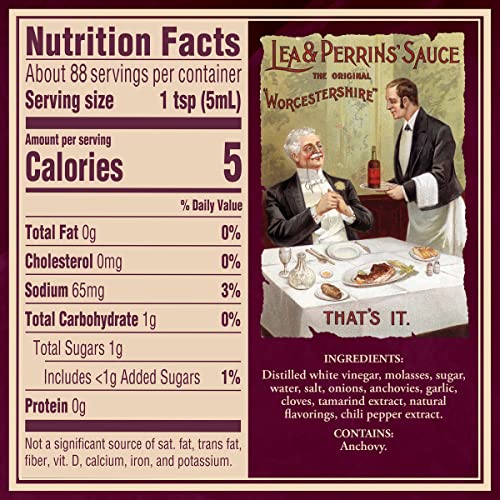 Image of Lea & Perrins The Original Worcestershire Sauce (15 fl oz Bottle) (Pack of 3)