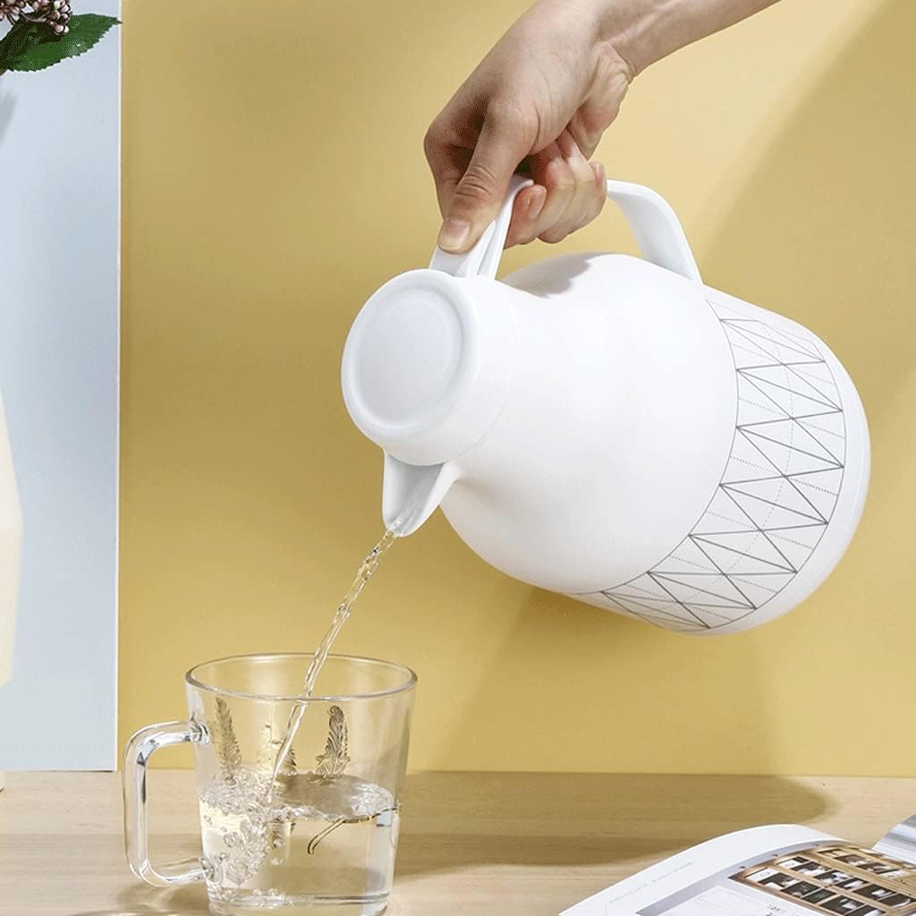 HBJWOV Coffee Carafe Thermal Stainless Steel Walled Thermal Pots Hot Cold Beverage