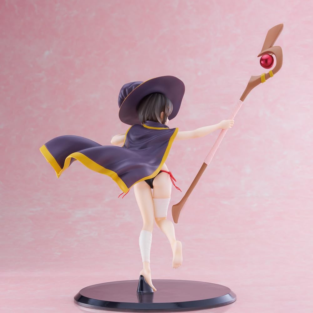 LUNK Megumin Action Figure Swimsuit Anime Megumin Figure Statue Cute Girl Figurine Collectible Anime Gift: Megumin 9 inches