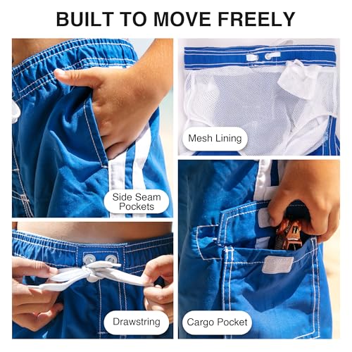Image of Kanu Surf Boys' Paradise Floral Swim Trunk